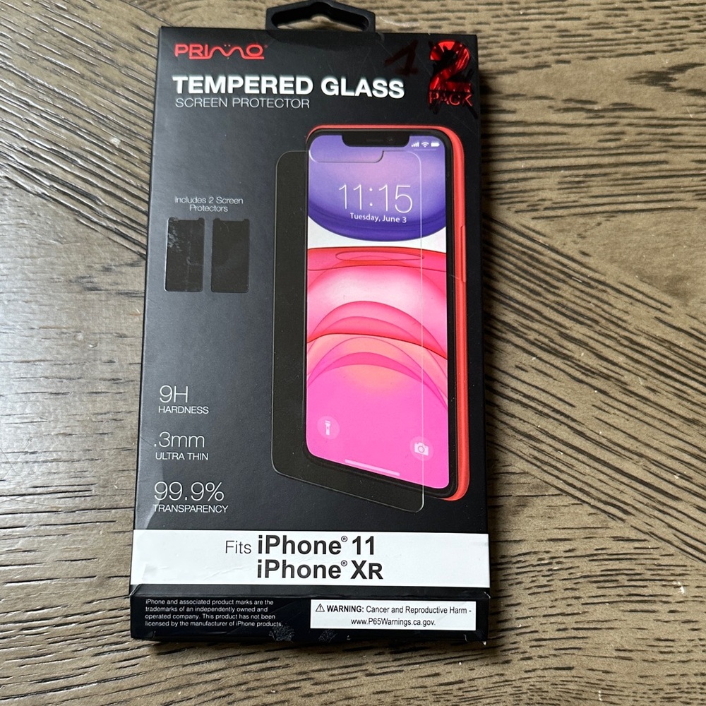 Tempered Glass Screen Protector for iPhone 11/XR